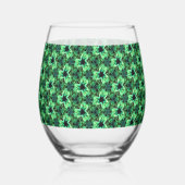 Symphonie in Grün Weinglas Ohne Stiel (Rückseite)