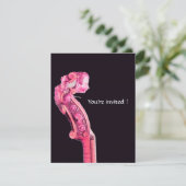 SYMPHONIE/KLASSIKISCHE MUSIK, Fuchsia Einladung (Stehend Vorderseite)