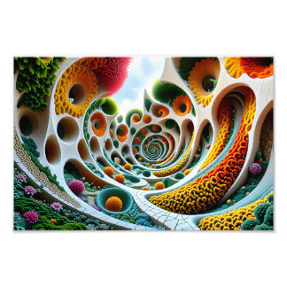 Symphonie von Formen und Farben Fotodruck