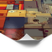 Symphonie von Formen und Farben Poster (Ecke)