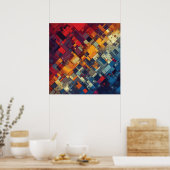 Symphonie von Formen und Farben Poster (Küche)