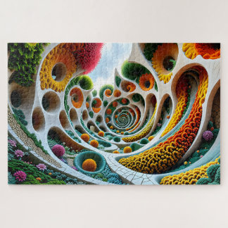 Symphonie von Formen und Farben Puzzle