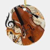 Symphonie von Instrumenten Keramik Ornament (Vorne)