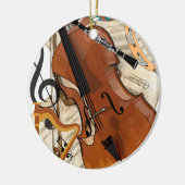 Symphonie von Instrumenten Keramik Ornament (Links)