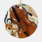 Symphonie von Instrumenten Keramik Ornament (Hinten)