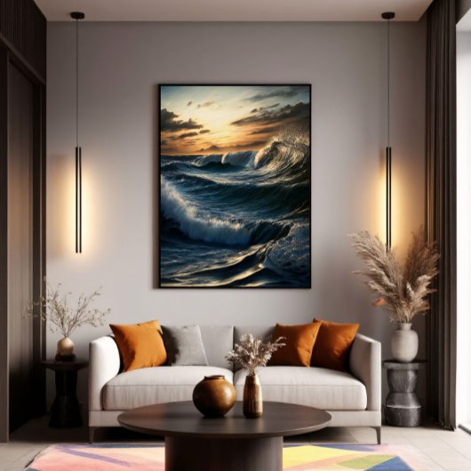 Symphonie von Waves Poster