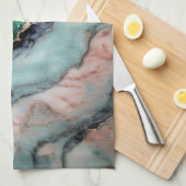 Symphonie - Weiß Geschirrtuch (Viertel Falte)