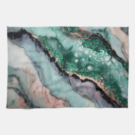 Symphonie - Weiß Geschirrtuch