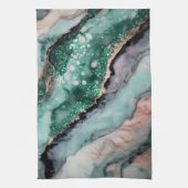 Symphonie - Weiß Geschirrtuch (Vertikal)