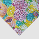 Symphony Hydrangea Poppy Blumenpapier Seidenpapier (Ausschnitt)