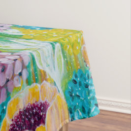 Symphony Hydrangea Poppy Floral Tablecloth Tischdecke