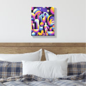 Symphony Leinwanddruck (Insitu (Schlafzimmer))