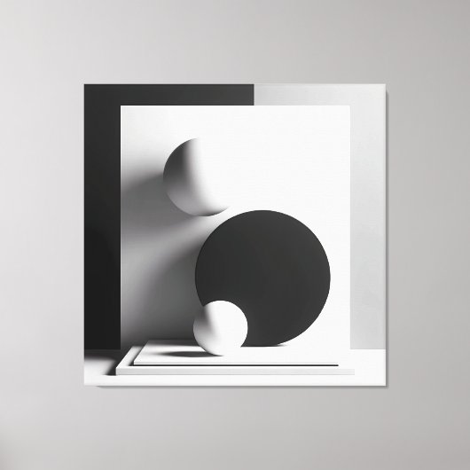 Symphony of Centered Shadows Leinwanddruck (Vorderseite)