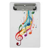 Symphony of Colors Mini Klemmbrett (Vorderseite)