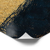 "Symphony of Currents" Kyoto Edo Abstract Poster (Ecke)