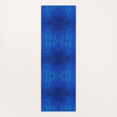 Symphony of deep blue shades pattern yogamatte (Rückseite)
