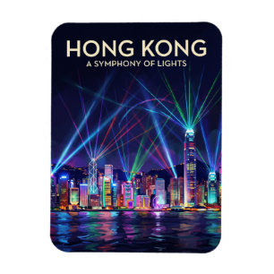 Symphony of Lights Hongkong Magnet