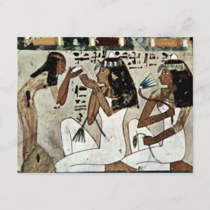 Symposium Detail von Maler der Grabkammer des Thot Einladung