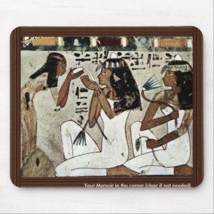 Symposium Detail von Maler der Grabkammer des Thot Mousepad