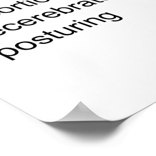 Symptomatik der Stoffwechselerkrankung Hyperammonä Poster (Ecke)