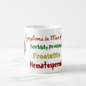 Symptome in Men Zika-Tasse von RoseWrits Kaffeetasse (Mittel)