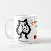 Symptome in Men Zika-Tasse von RoseWrits Kaffeetasse (Links)