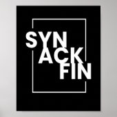 SYN ACK FIN IT Hacker Code Poster (Vorne)