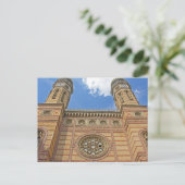 Synagoge, Budapest, Ungarn Postkarte (Stehend Vorderseite)