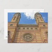 Synagoge, Budapest, Ungarn Postkarte (Vorne/Hinten)