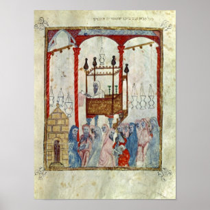 Synagoge, c.1350, Nordspanien Poster