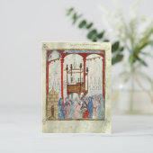 Synagoge, c.1350, Nordspanien Postkarte (Stehend Vorderseite)