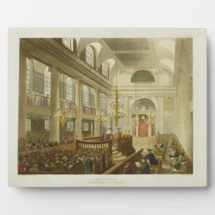 Synagoge, Dukes Place, Houndsditch, aus Ackerman Fotoplatte