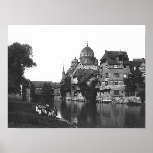 Synagoge Nürnberg, c.1910 Poster (Vorne)