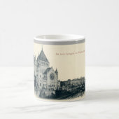 Synagoge-Postkarten-Tasse Straßburgs Frankreich Kaffeetasse (Mittel)