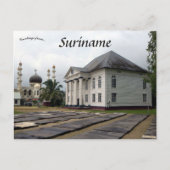 Synagoge und Moschee Paramaribo Suriname Postkarte (Vorderseite)