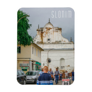 Synagoge zur Architektur von Slonim in Belarus Magnet