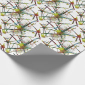 Synapse-medizinisches abstraktes Geschenk Geschenkpapier (Ecke)