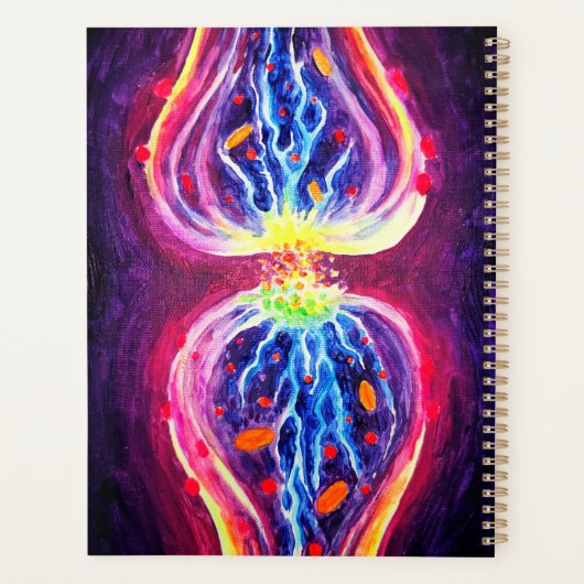 Synapse mit Neurotransmittern Planer (Rückseite)