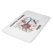 Synaptische Beschneidung innerhalb der Badematte (Schrägansicht)