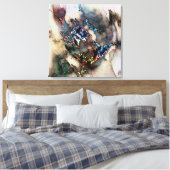 Synaptische Freude Leinwanddruck (Insitu (Schlafzimmer))