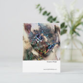 Synaptische Freude Postkarte (Stehend Vorderseite)