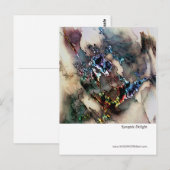 Synaptische Freude Postkarte (Vorne/Hinten)