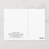 Synaptische Freude Postkarte (Rückseite)