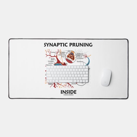 Synaptisches Beschneiden in Neuron Synapse Neurolo Schreibtischunterlage (Tastatur & Maus)