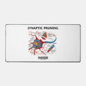Synaptisches Beschneiden in Neuron Synapse Neurolo Schreibtischunterlage (Vorderseite)
