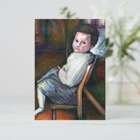 Synästhesie Dankeskarte (Stehend Vorderseite)