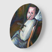 Synästhesie Große Wanduhr (Winkel)