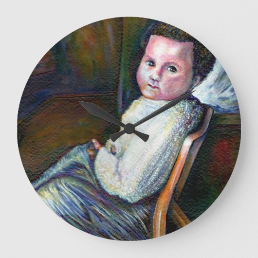 Synästhesie Große Wanduhr (Vorderseite)