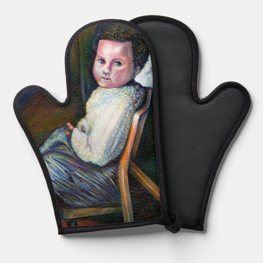 Synästhesie Ofenhandschuh (Vorderseite/Rückseite)