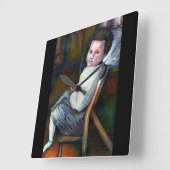 Synästhesie Quadratische Wanduhr (Winkel)